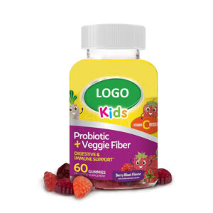 Factory OEM Supplement Probiotic for Kids Veggie Fiber Gummies