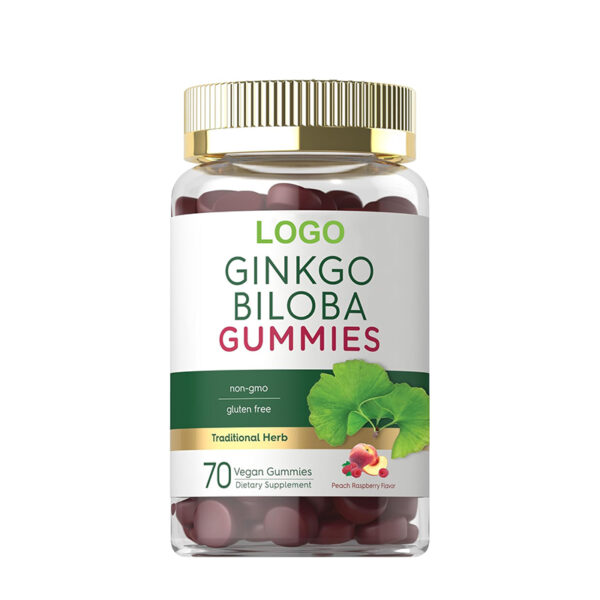 Factory OEM ODM Brain Health Ginkgo Biloba Gummies