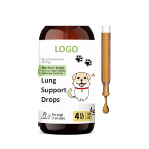 Factory Pet Supplement Supplier Lung Support Drops for Dogs